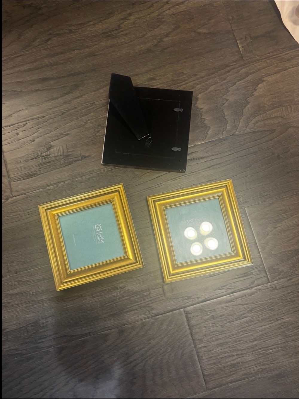 Brand New Gold Square Picture Frame - set of 3